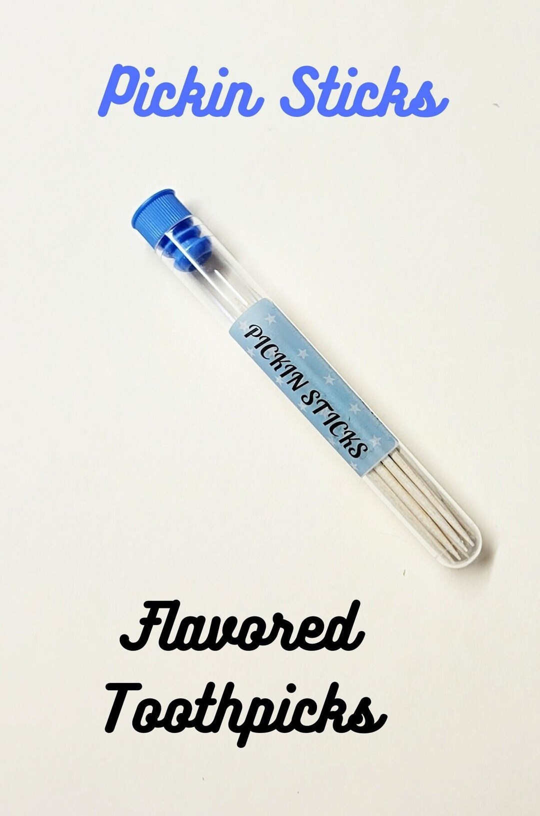 Pickin Sticks Flavored Toothpicks 15 Count Sample Bottle. - Etsy