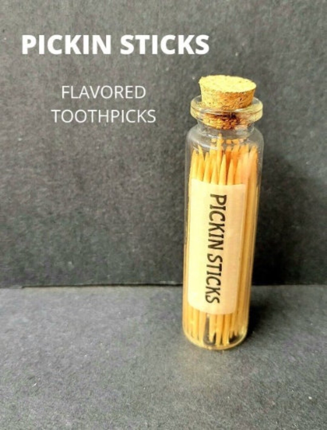 Apple Bourbon Flavored Toothpicks. Pickin Sticks. 50 Whiskey Flavored