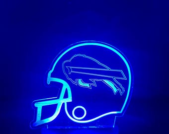 Lampka nocna akrylowa w kształcie hełmu Buffalo Bills