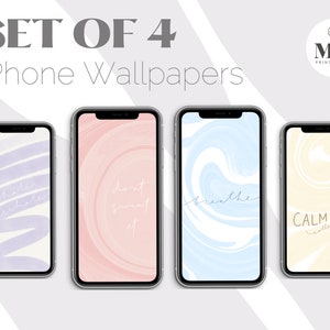 Wellness iPhone Wallpapers | Set of 4