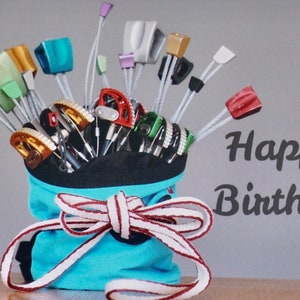 Ramo de protección para escalada con mensaje de feliz cumpleaños, tarjeta de felicitación en blanco / Escalada tradicional / montañismo / Escalada en roca