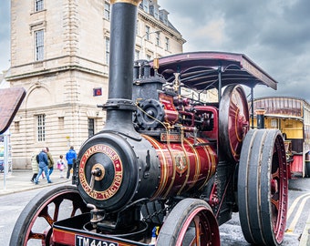 Hunts England - Carte D'anniversaire Traction Engine Pour Lui - 30 Ans