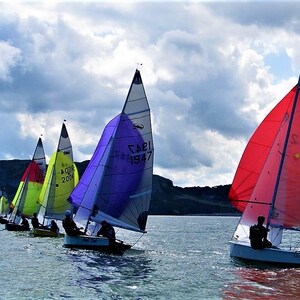de voeux de bateau à voile | carte d'anniversaire | Je pense à vous | carte d'anniversaire | Carte côtière nautique | Carte de bateau à voile