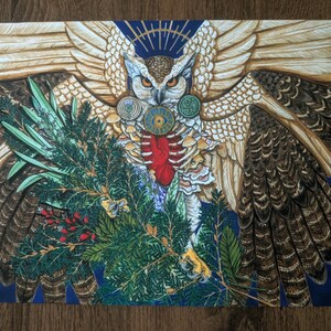 Owl Art Print