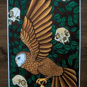 Owl Art Print