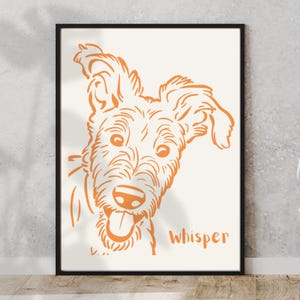 Custom Ugly Pet Portrait |Minimalist Pet Portraits | Dog Portrait |Cat Portrait |Unique Pet Portrait |Custom Gift Idea | Funny Art Print