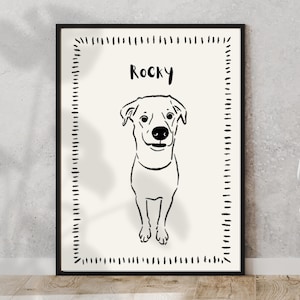 Black and white drawings of dogs|Custom Pet Portrait |Minimalist Pet Portraits| Dog Portrait |Cat Portrait |Unique Pet Portrait|pet wall art