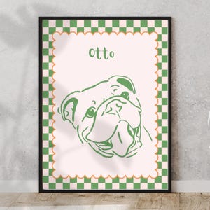 Badly drawn dogs|Custom Ugly Pet Portrait |Minimalist Pet Portraits |Cat Portrait |Unique Pet Portrait |Custom Gift Idea | Funny Art Print