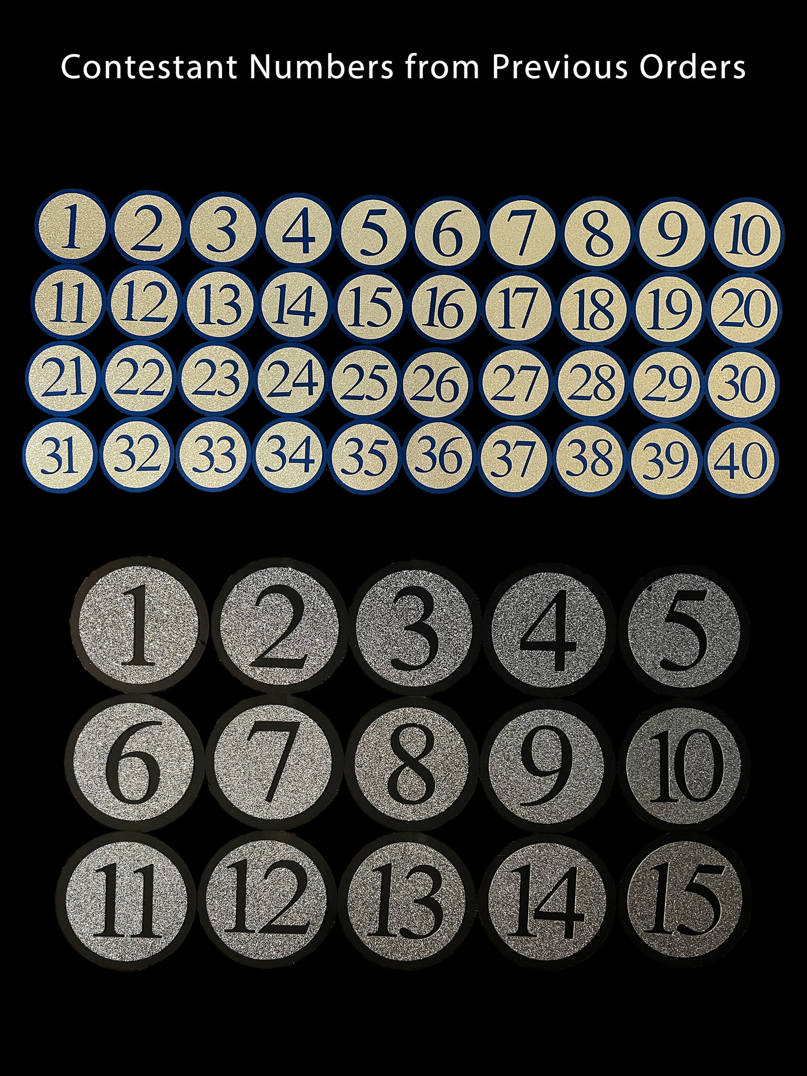 Custom Contestant 's Pageant Supplies Contestant 's Custom