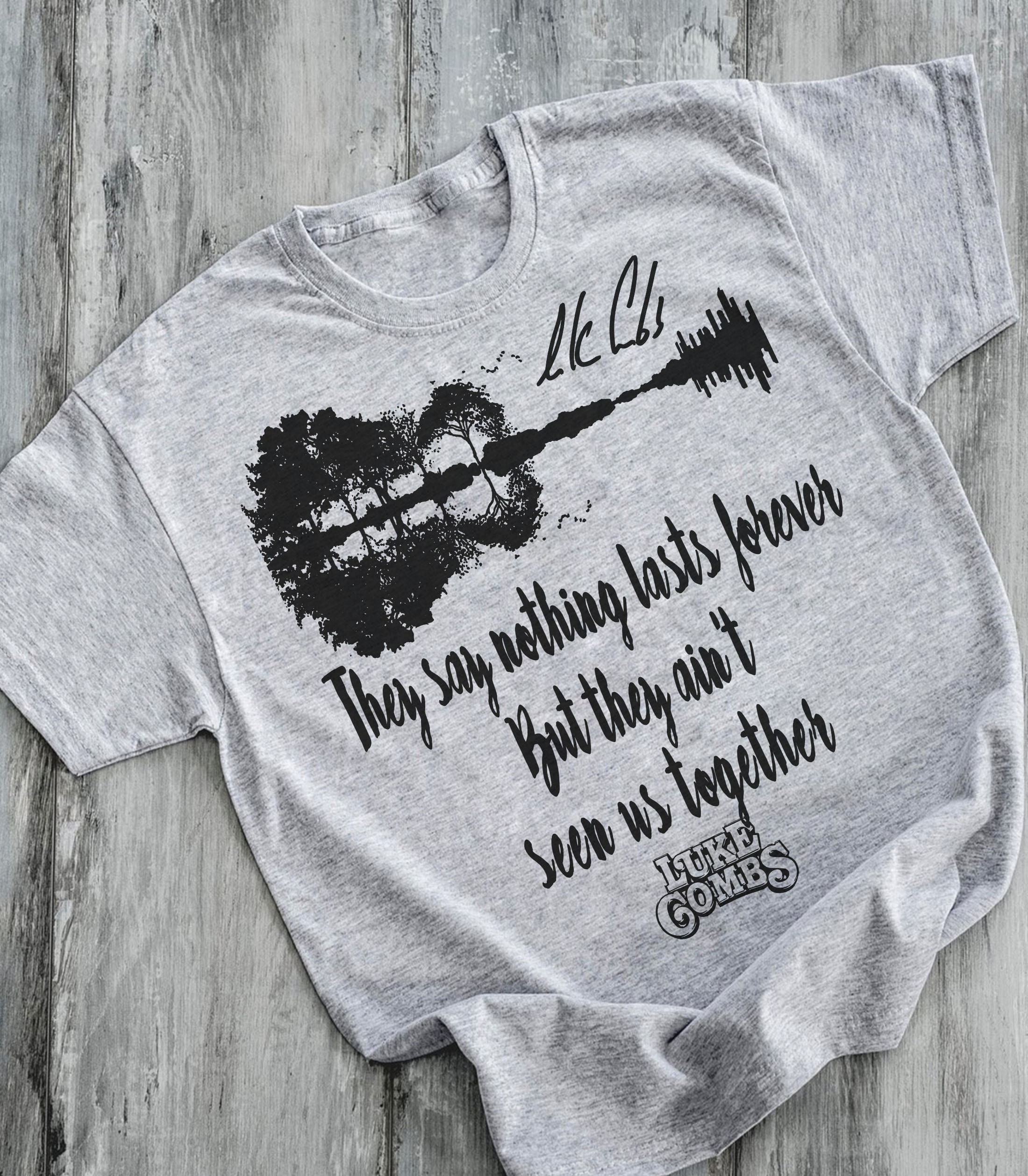 Luke Combs inspired T-Shirt 2021 Luke Combs Forever After All | Etsy
