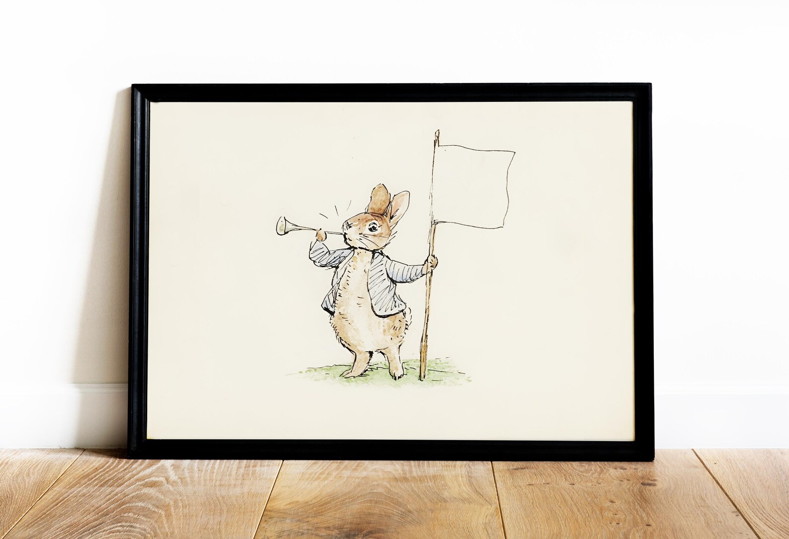 Vintage Peter Rabbit Sketch, Nursery Art Printable, Vintage Book ...