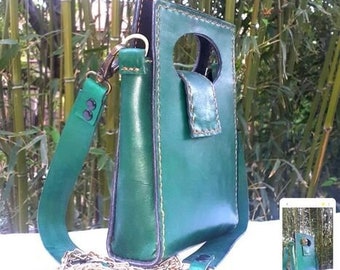 Limited Edition stylish green leather handbag cross body bag leather shoulder bag women, Gift for women, custom design