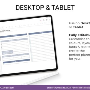 2026 OneNote Planner Template: Daily, Weekly, Monthly image 7