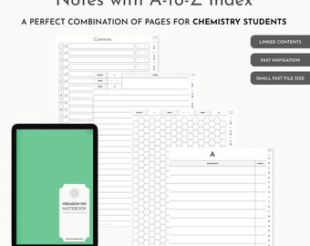 Smart 100 Hexagonal Notebook: Portrait, (PDF Download) GoodNotes, Noteshelf, iPad, Tablet