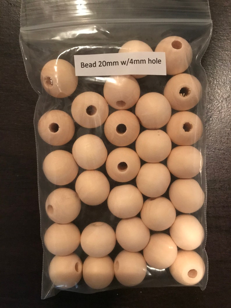 High quality wood beads for jewelry 20mm Wood Beads