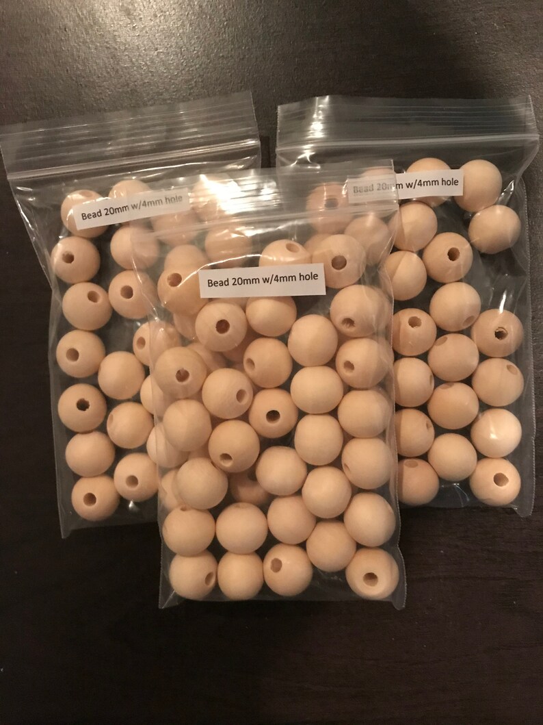High quality wood beads for jewelry 20mm Wood Beads