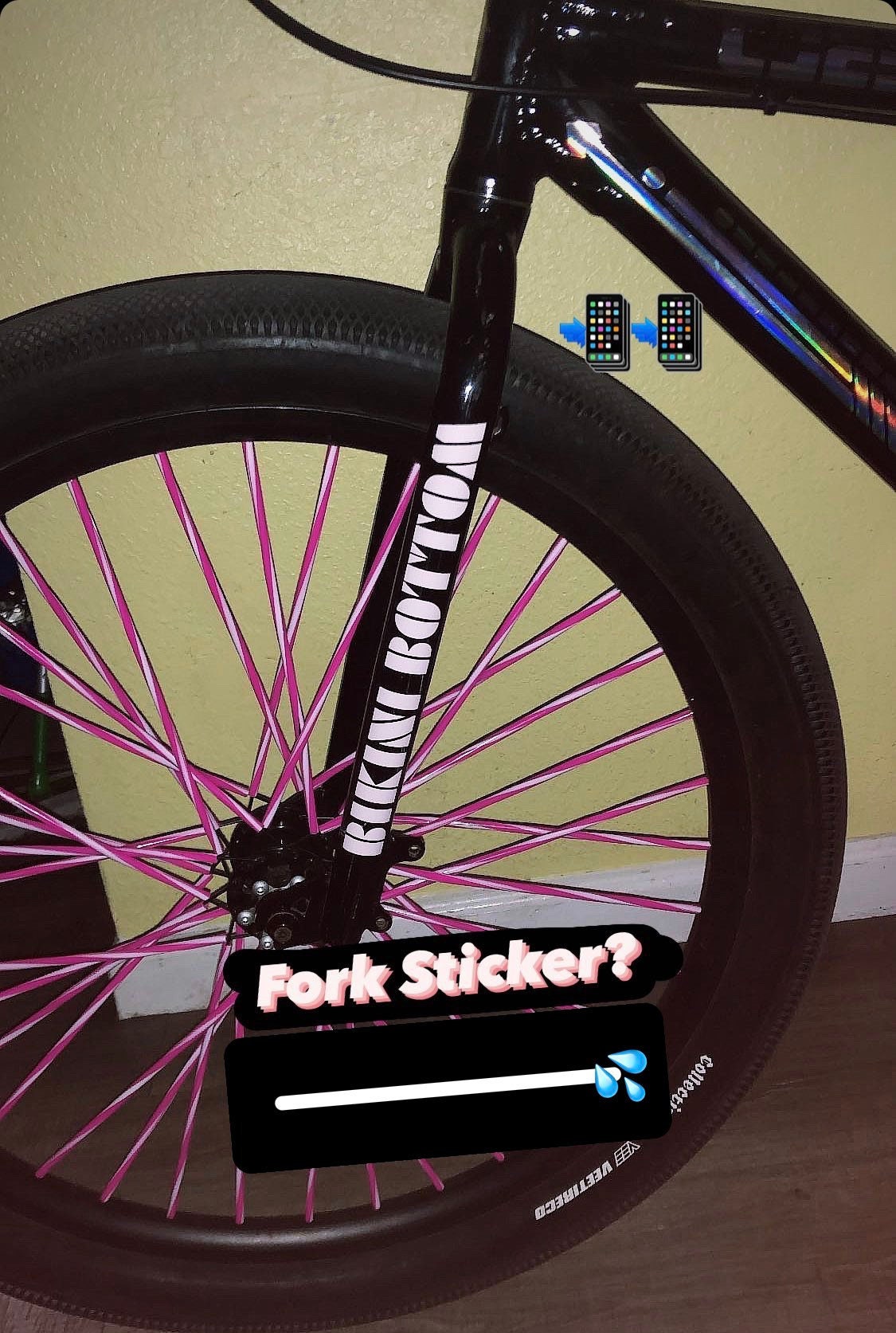mountain bike fork stickers