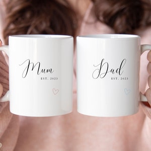 Mum and Dad Gift, Mummy Daddy Mug Set, Mummy and Daddy Personalised Mug, Mummy Gift, Daddy Gift