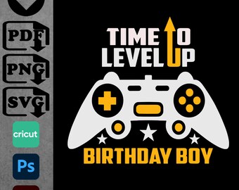 Download Gaming Birthday Svg Etsy