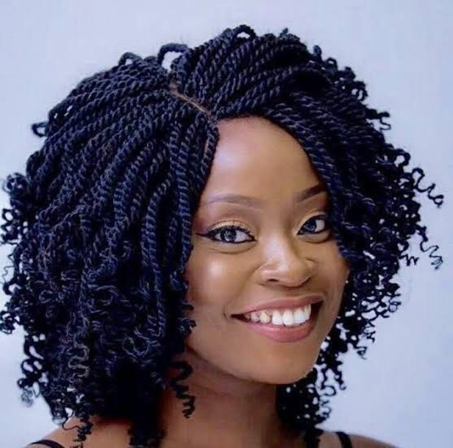 Braided Wig/braided Wig for Women/kinky Twist/twist Wig/short Etsy