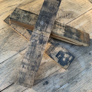 Reclaimed Bourbon/Whiskey Stave Pieces / Table Legs / Kindling / Please Read Entire Description