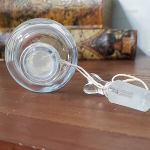 Vintage Laboratory / Apothecary Glass Bottle with Unique Heart Shaped Stopper 125 mL & 250 mL image 5