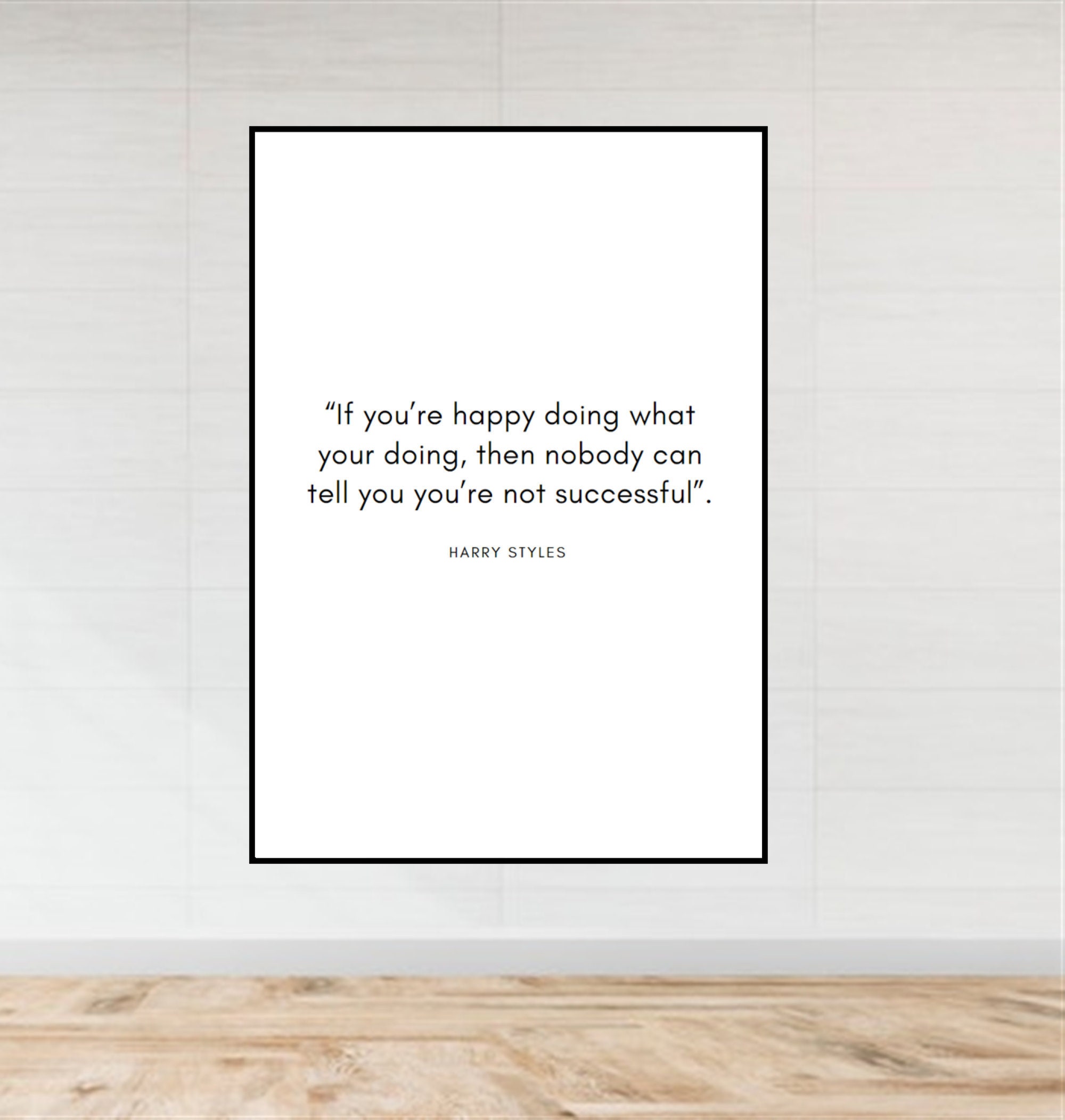 Harry Styles Wall Art: Success Quote Poster HS1, Fine Line, One Direction -  Etsy