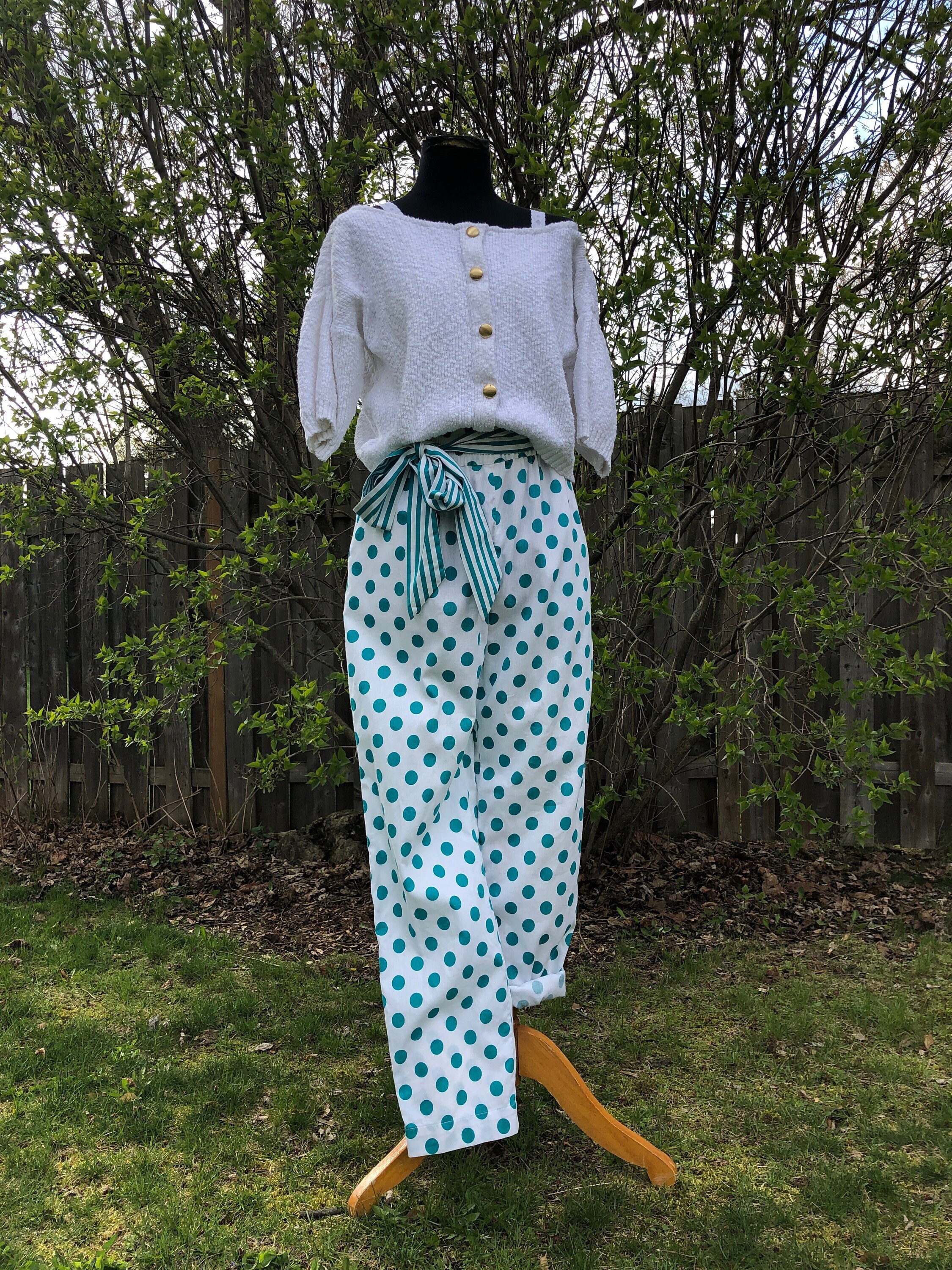 polka dot pants