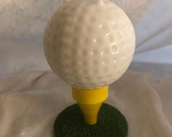 1970s AVON "Tee-Off" decanter/glass and plastic/vintage Avon