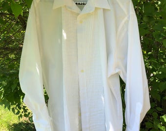Moores Tuxedo shirt/made in Korea/dress shirt/tux/streetwear/formal wear