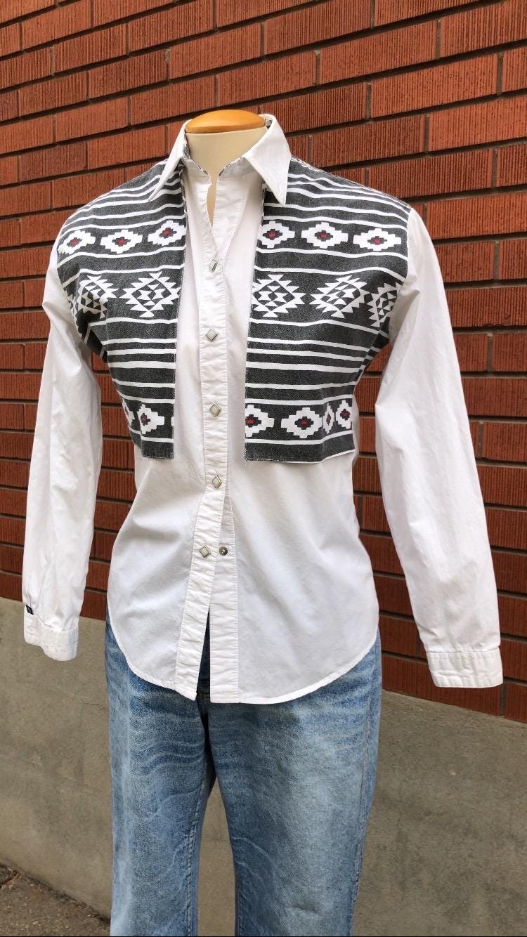 Chemise Ely Cattleman à Motif Aztec Navajo – Taille Standard Homme Occasion Très Bon État