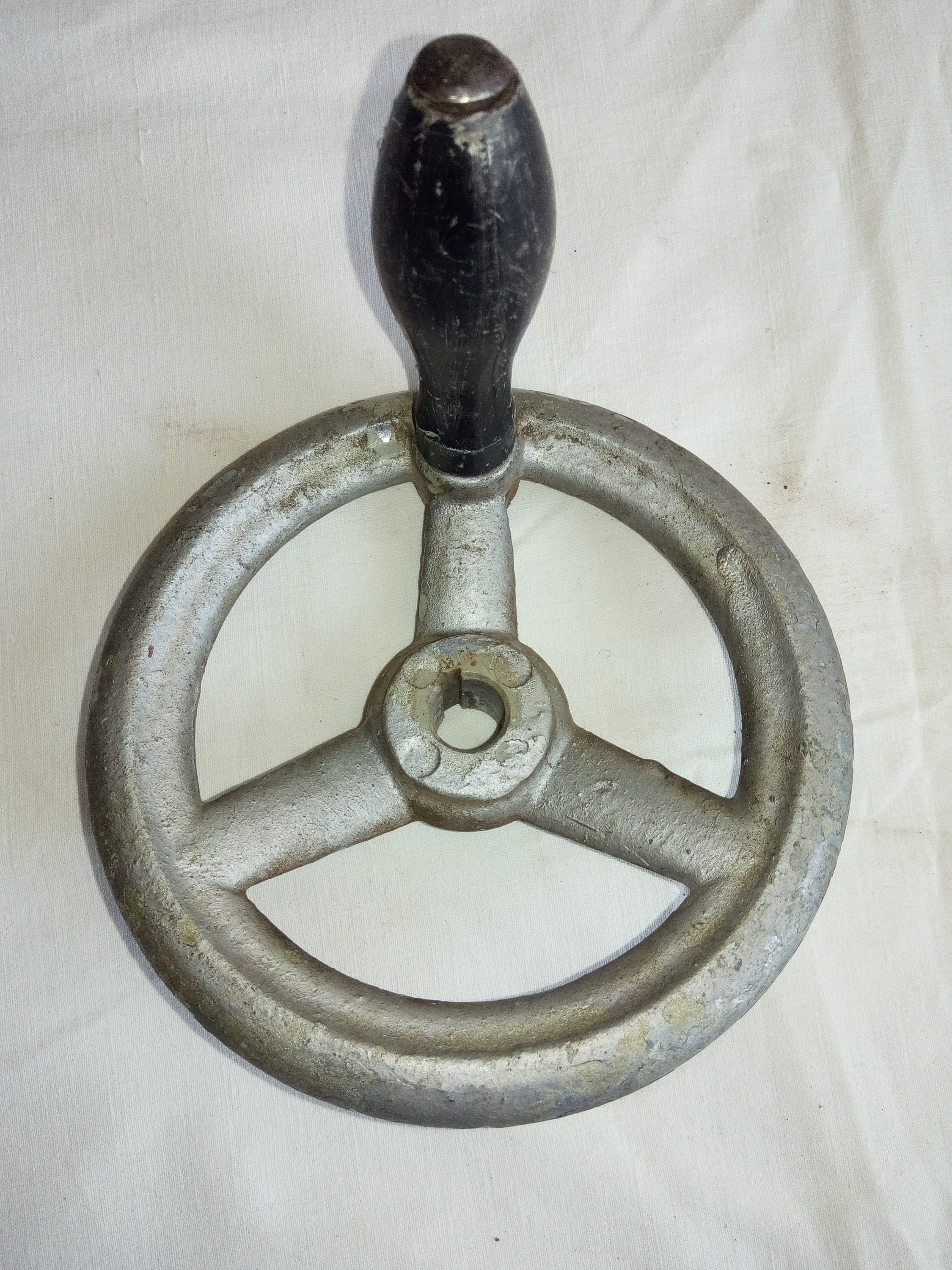 2 pieces Hand wheel Cast Iron Aluminum Steampunk Rusty Etsy