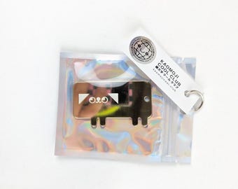 Kaomoji acrylic keychain "big potiche"