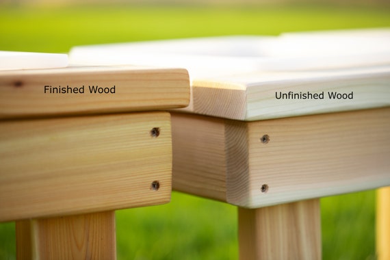 Small unfinished 2024 wood table