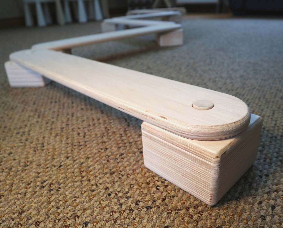 Natural Wooden Balance Beams Balance Board for Kids Etsy