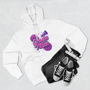 Cheer Mom Fleece Hoodie | Cozy Cheerleading Gift