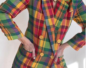 rainbow plus size blazers