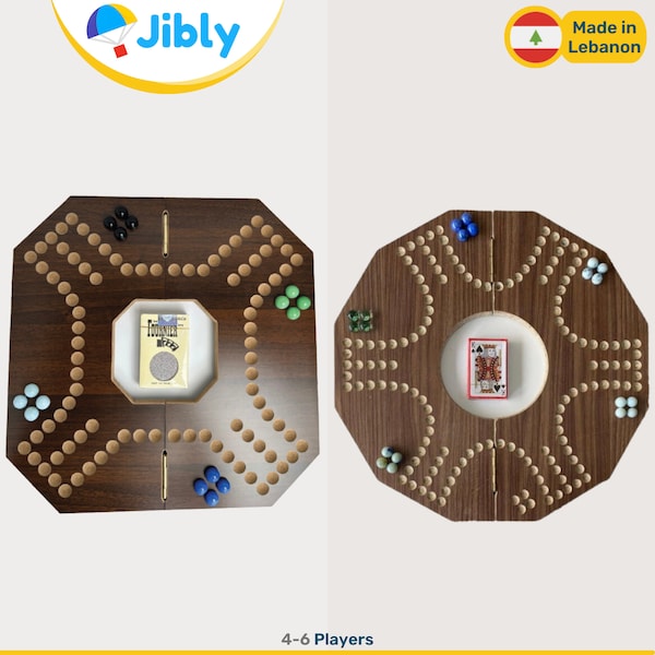 Lebanese Wooden Jackaroo | Board Game | Four to Six Players | Worldwide Shipping | Wholesale Deals