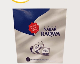 Lebanese Najjar Raqwa | Turkish Coffee Capsules Without Cardamom | 500g Boxes | Worldwide Shipping | Wholesale Deals