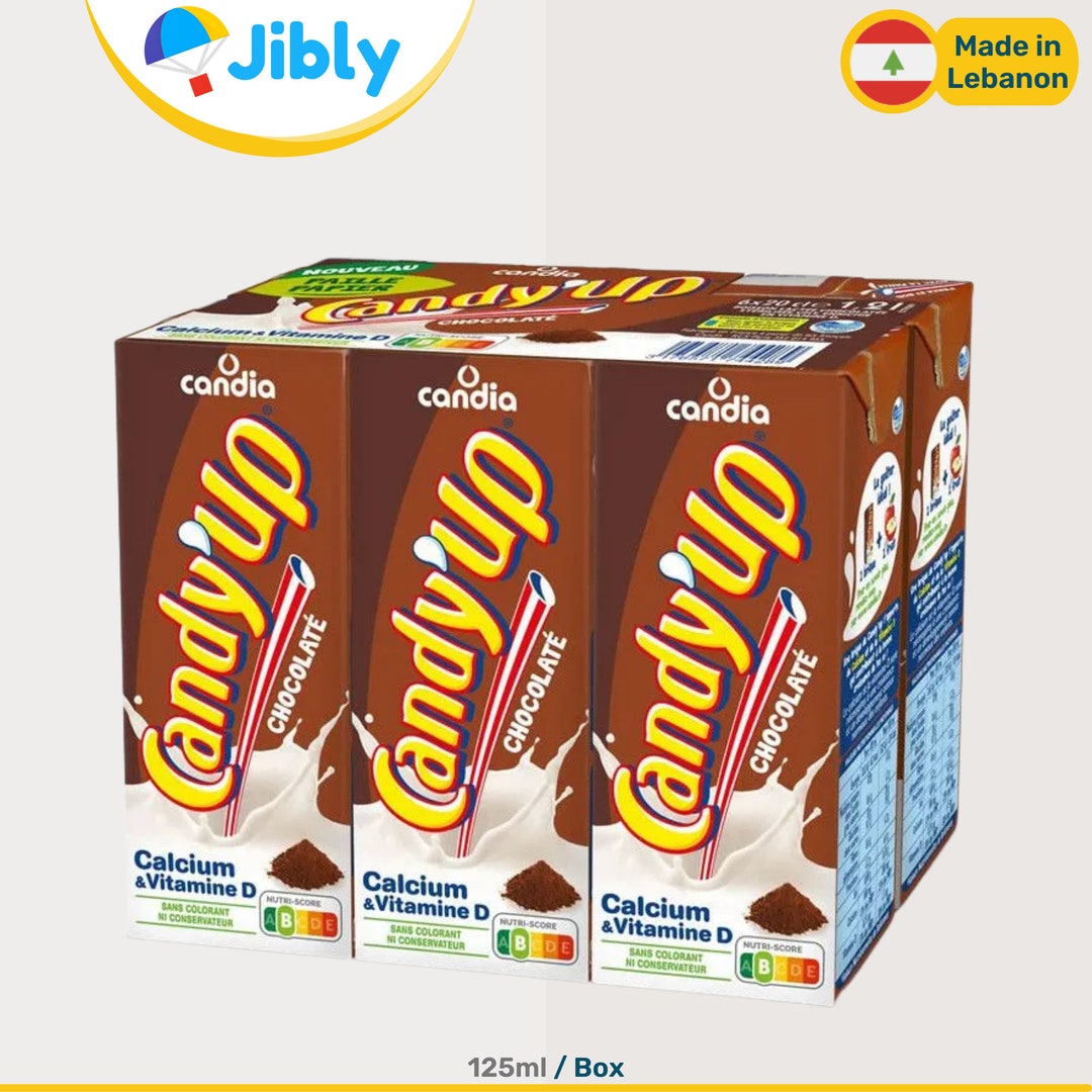 Lebanese Candia Candy up Chocolate Packs of Six 125ml Box Worldwide