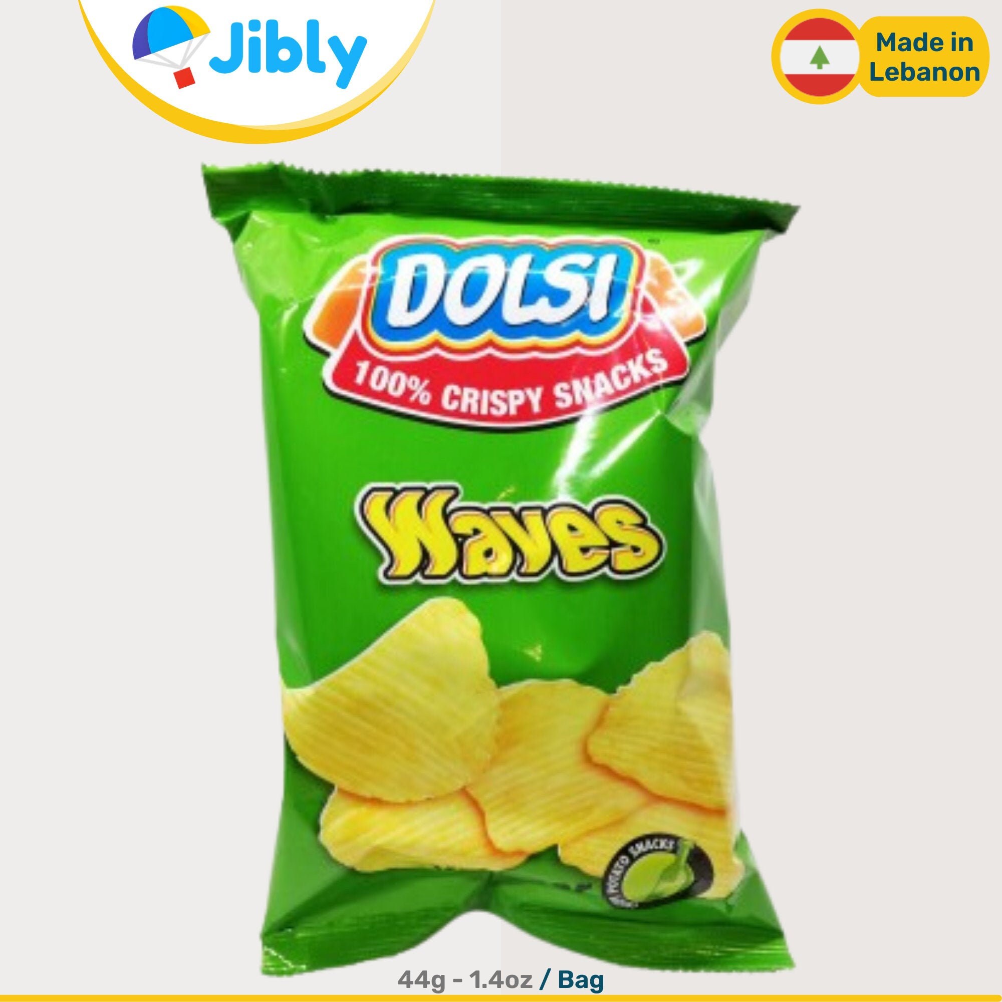 Lebanese Dolsi Waves Salt & Vinegar Flavored Potato Chips Etsy