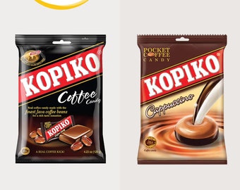 Kopiko Candy | Coffee and Cappuccino Flavors | 15g Packs | Worldwide Shipping | Wholesale Deals