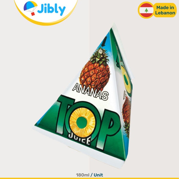 Lebanese Top Pineapple Juice | Tasty Drink | 180ml Units | Worldwide Shipping | Wholesale Deals