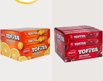 Tofita Candy Box | Delicious Candy | Two Flavors | Box of 20 | 47g Packs | Worldwide Shipping | Wholesale Deals