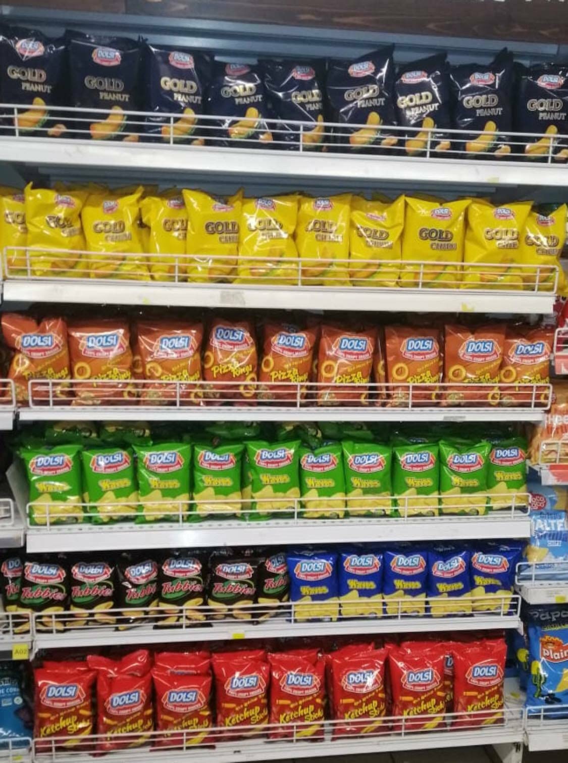 Lebanese Dolsi Gold Chips Three Flavors Tasty Snack 44g Bags Worldwide