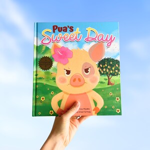 Meditation Children&#39;s Picture Book, Pua&#39;s Sweet Day for Kids, Story Book, Educational Book, Birthday Gift, Gift For Kids, Learning Book