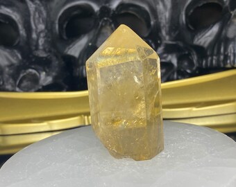 Large Citrine Freeform with Stand from Brazil