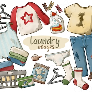 Wasdag - Oud - Clip Art Images - Digitale download