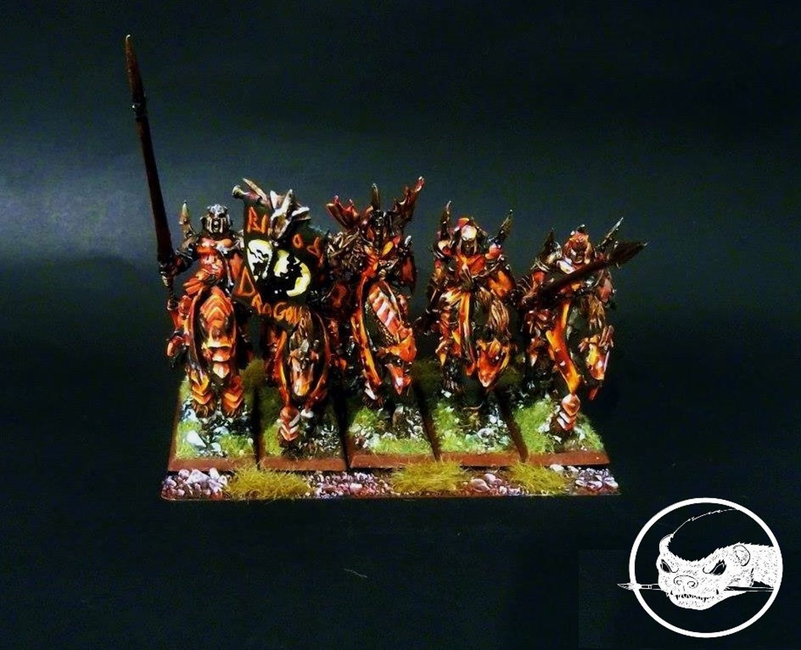 Warhammer age of sigmar vampire count 10 Blood knights painted Etsy