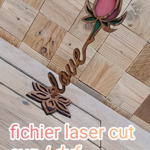 Valentinstag-Rosen-Laserschnittdatei